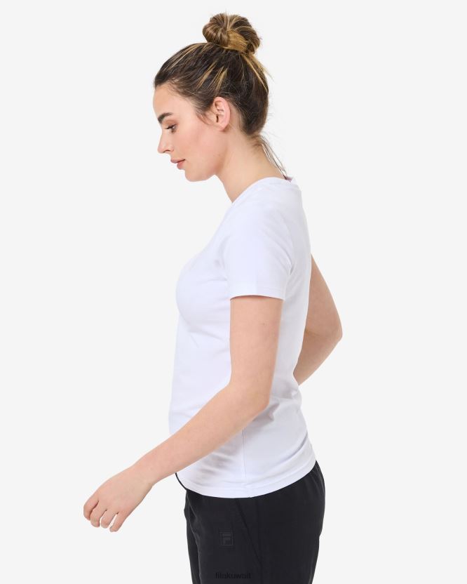 فيلا يونا تي شيرت أبيض BX00H42935 أبيض FILA