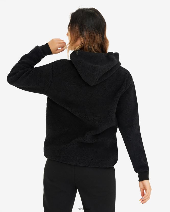 جانيت تيدي كيو تي آر زيب فيلا للسيدات باللون الأسود BX00H42952 أسود FILA