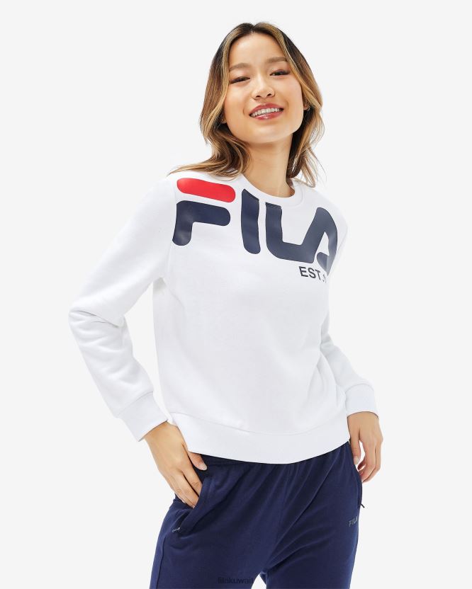 طاقم جرازيا النسائي الأبيض من فيلا BX00H42956 أبيض FILA