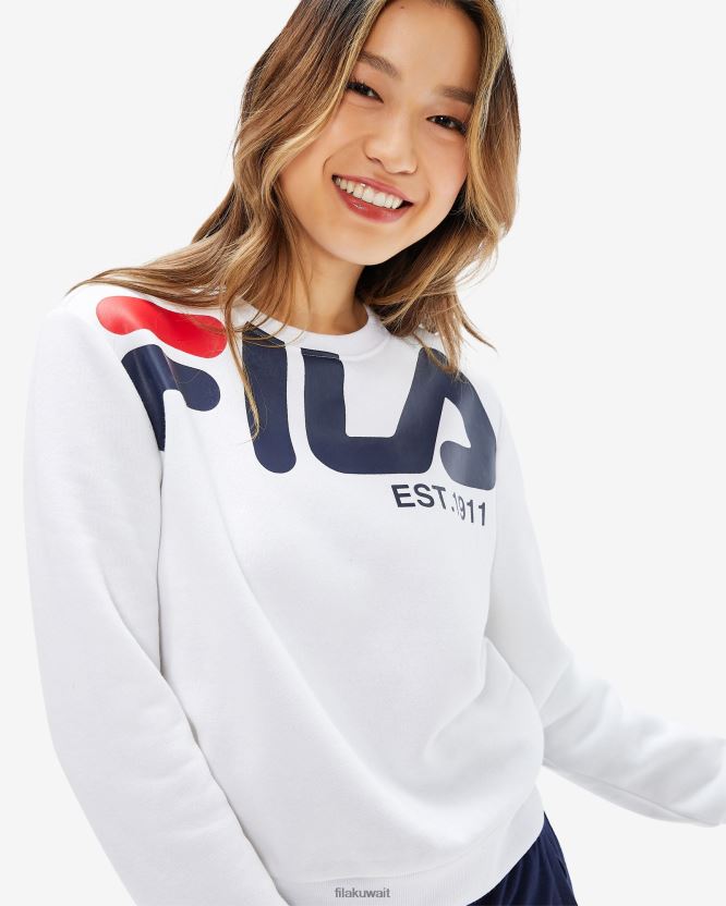 طاقم جرازيا النسائي الأبيض من فيلا BX00H42956 أبيض FILA