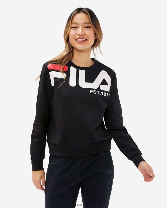 فيلا جرازيا كرو للسيدات باللون الأسود BX00H42957 أسود FILA
