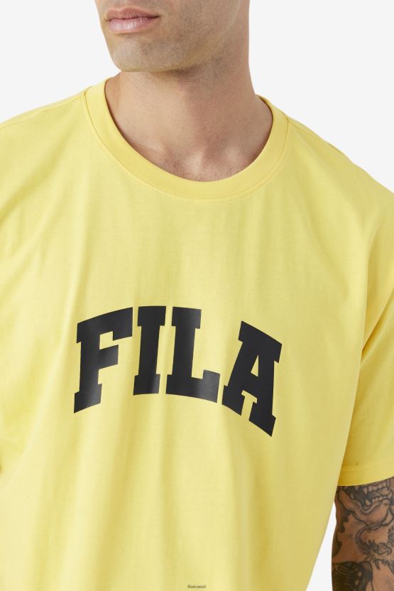 فيلا كودي تي شيرت ميموزا/أسود BX00H4295 ميموزا/أسود FILA