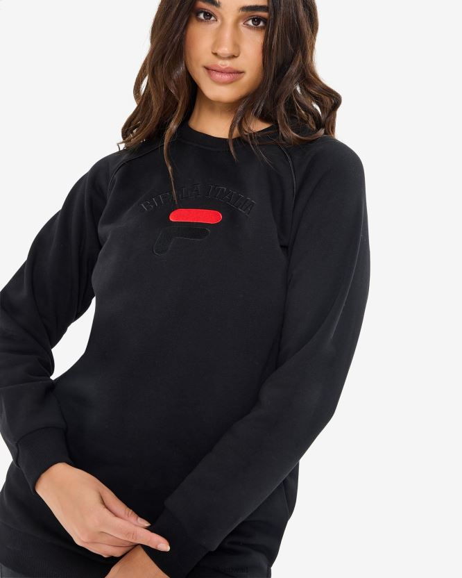 تونيك نسائي من أمارا كرو باللون الأسود BX00H42969 أسود FILA