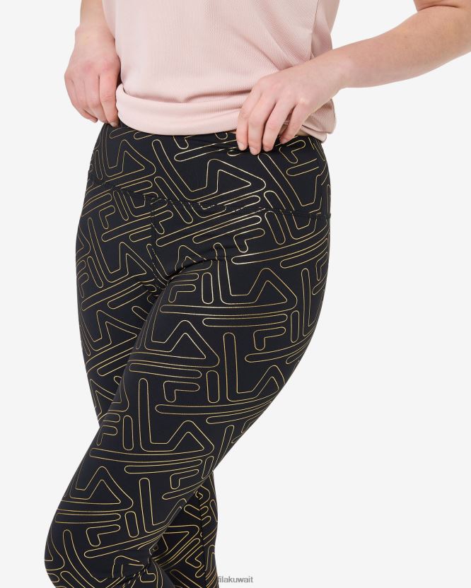 الأغنية فيلا سوداء ضيقة BX00H42981 أسود FILA
