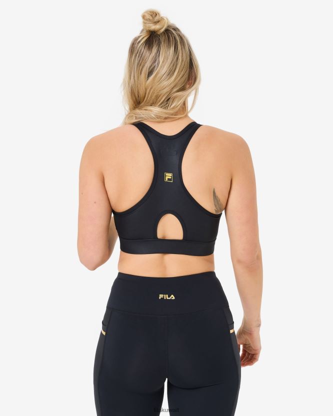 حمالة صدر سوداء من فيلا ليانا BX00H43003 أسود FILA