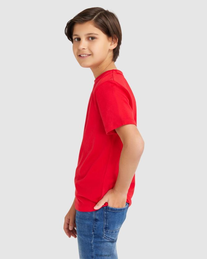 تي شيرت باركر للأطفال باللون الأحمر من فيلا BX00H43081 أحمر FILA