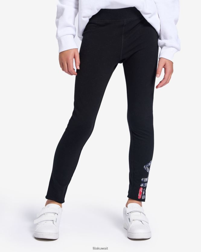 فيلا ناتاشا الفتيات ضيق أسود BX00H43097 أسود FILA