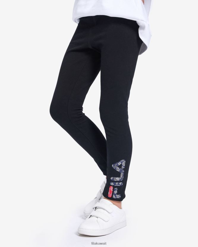 فيلا ناتاشا الفتيات ضيق أسود BX00H43097 أسود FILA