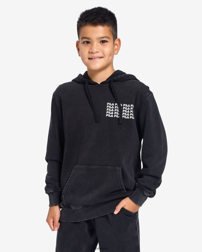 فيلا مكسيم هود الصبي الأسود BX00H43108 أسود FILA