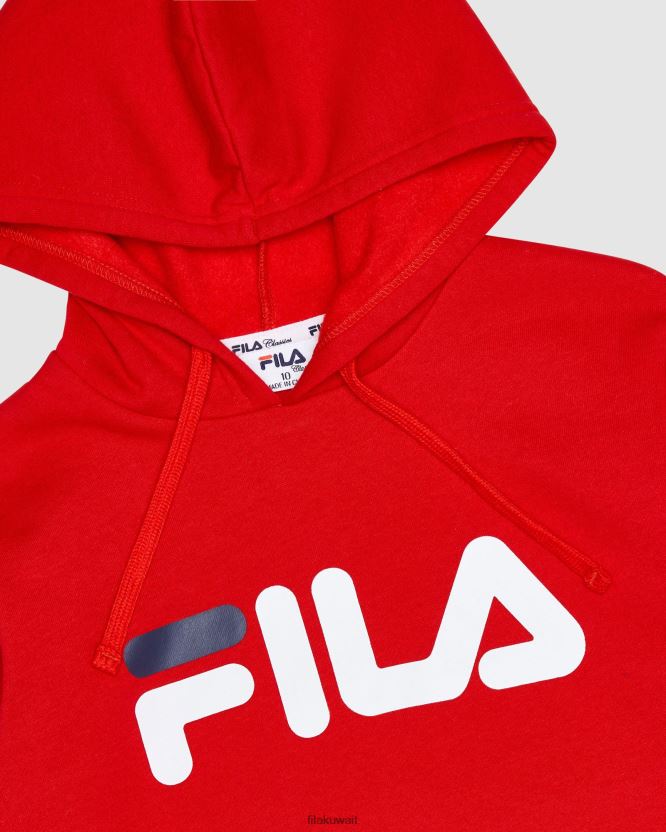 غطاء رأس كلاسيكي للأطفال من فيلا باللون الأحمر BX00H43109 أحمر FILA