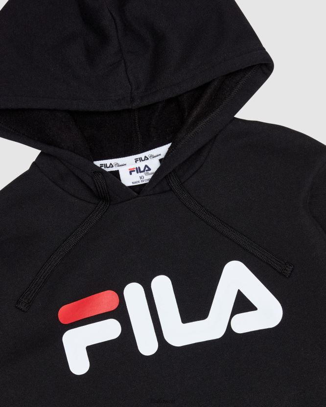 غطاء محرك السيارة الكلاسيكي للأطفال باللون الأسود BX00H43110 أسود FILA