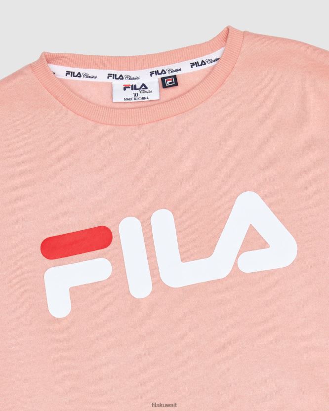 طاقم الأطفال الكلاسيكي من فيلا ميلو روز BX00H43112 ارتفع يانع FILA