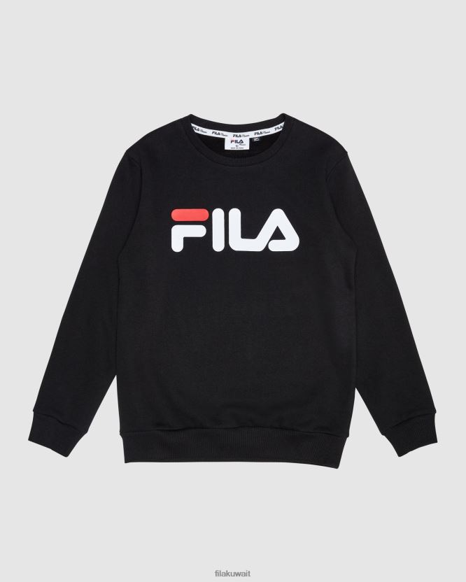 طاقم الأطفال الكلاسيكي الأسود من فيلا BX00H43124 أسود FILA