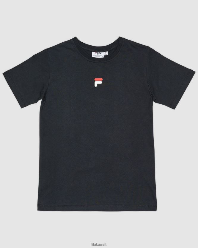 تي شيرت كارسون للأولاد باللون الأسود من فيلا BX00H43160 أسود FILA