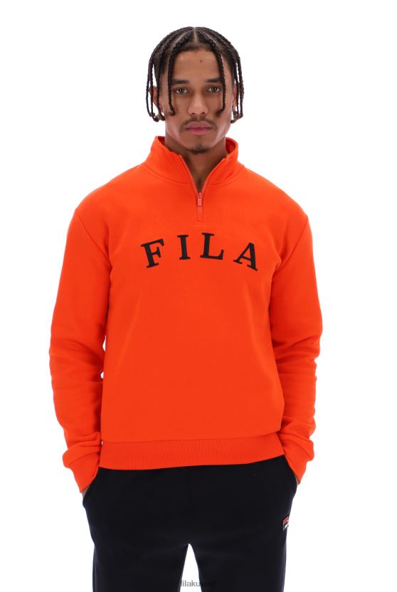 سويت شيرت مادوكس بكتف منسدل للجنسين BX00H43257FILA