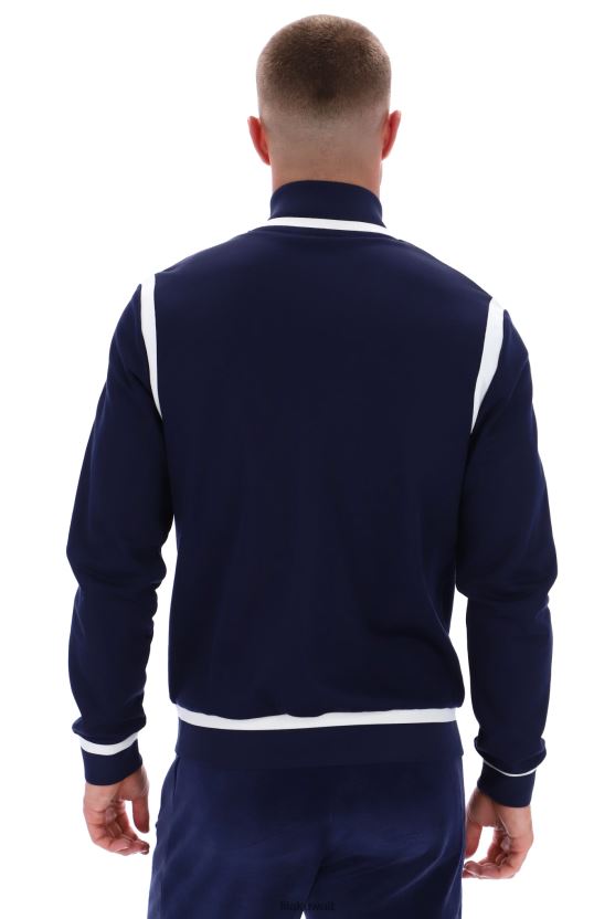 تم وضع فيلا نيت على سترة رياضية مخططة BX00H43297FILA