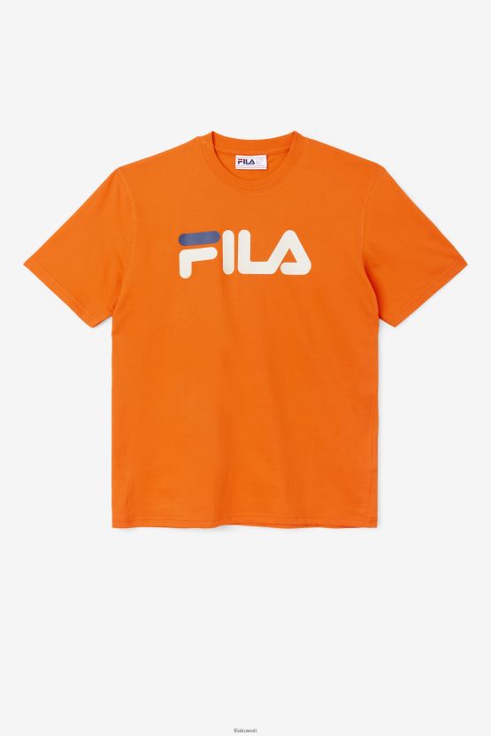 تيشيرت إيجل للرجال طماطم كرزية/حجر/كحلي فيلا BX00H4329 طماطم كرزية / حجر / كحلي FILA