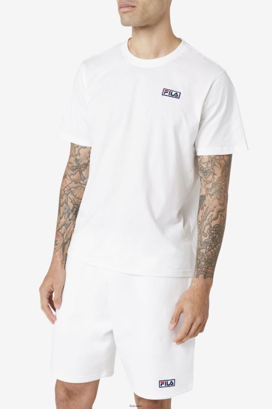 فيلا سكايلر تي شيرت أبيض BX00H4337 أبيض FILA