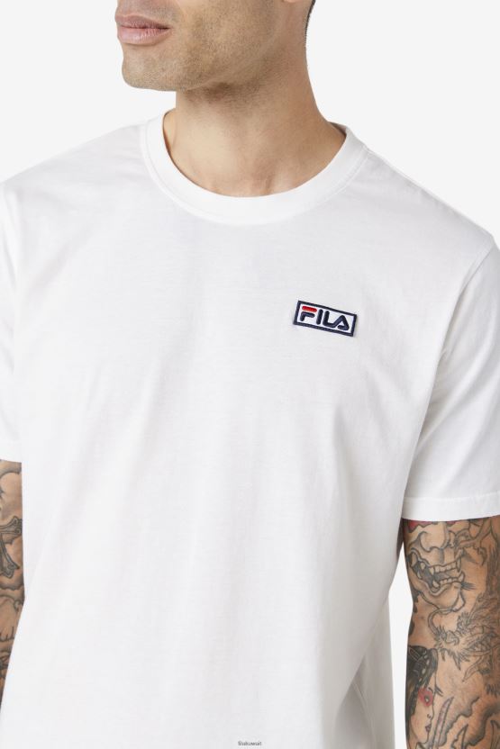 فيلا سكايلر تي شيرت أبيض BX00H4337 أبيض FILA