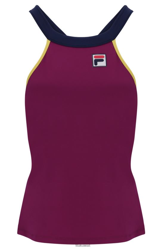 قميص بدون أكمام تراثي من فيلا BX00H43388FILA