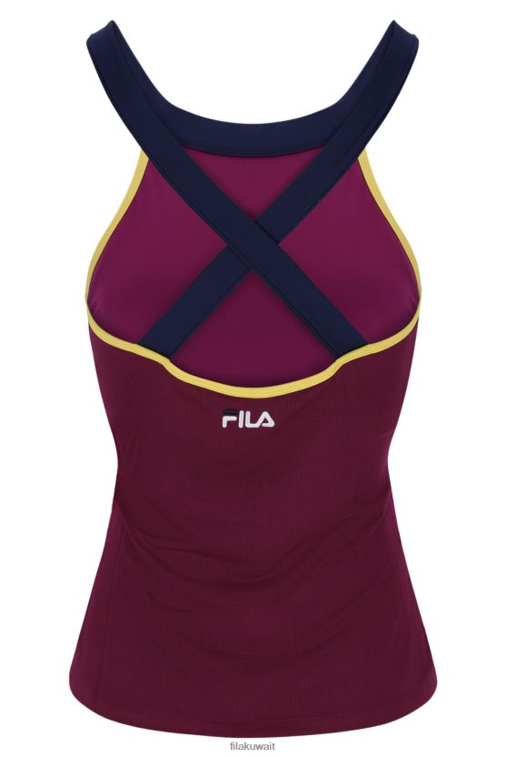 قميص بدون أكمام تراثي من فيلا BX00H43388FILA