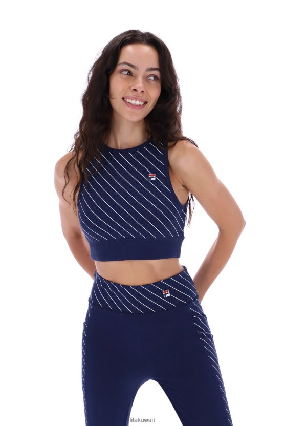 حمالة صدر مخططة من فيلا كارلا BX00H43427FILA