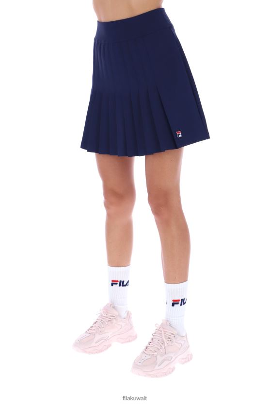 تنورة إيمي فيلا مطوية BX00H43433FILA