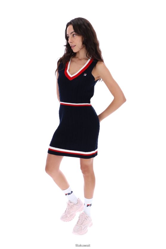 داريان أزياء سترة متماسكة اللباس فيلا BX00H43443FILA