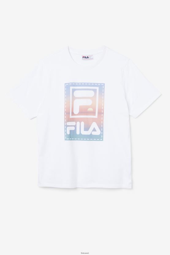 تي شيرت أبيض فيلا سبيتن BX00H4357 أبيض FILA