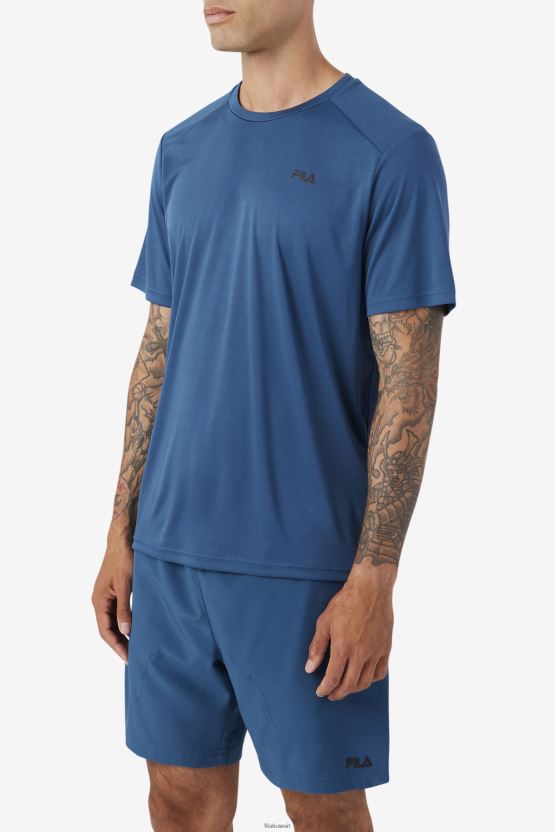 كعب طاقم مايوليكا فيلا زرقاء/سوداء BX00H4365 ماجوليكا أزرق/أسود FILA
