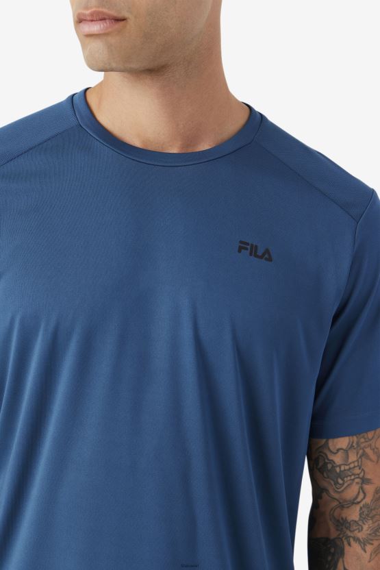 كعب طاقم مايوليكا فيلا زرقاء/سوداء BX00H4365 ماجوليكا أزرق/أسود FILA