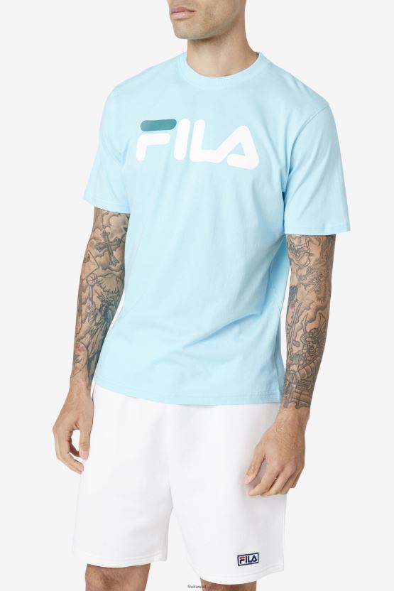 تي شيرت بيتي فور/أبيض/بايو للرجال BX00H4366 بيتي فور/أبيض/بايو FILA