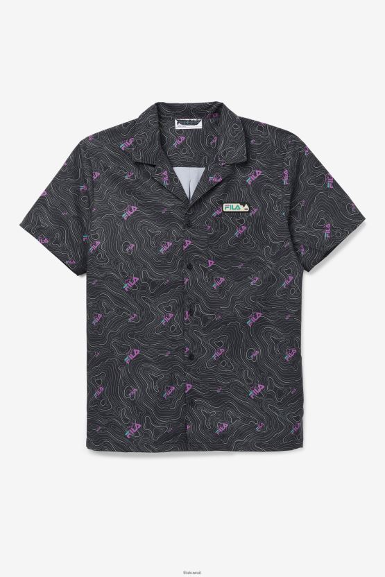 قميص توبو كابان فيلا أسود BX00H4392 أسود FILA