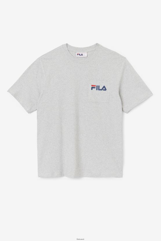 تيشيرت جيب كورتيس فيلا رمادي فاتح مارل BX00H4398 مارل رمادي فاتح FILA