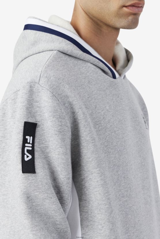 فيلا بيفانز بارك هوديي هيذر رمادي BX00H4481 هيذر رمادي FILA