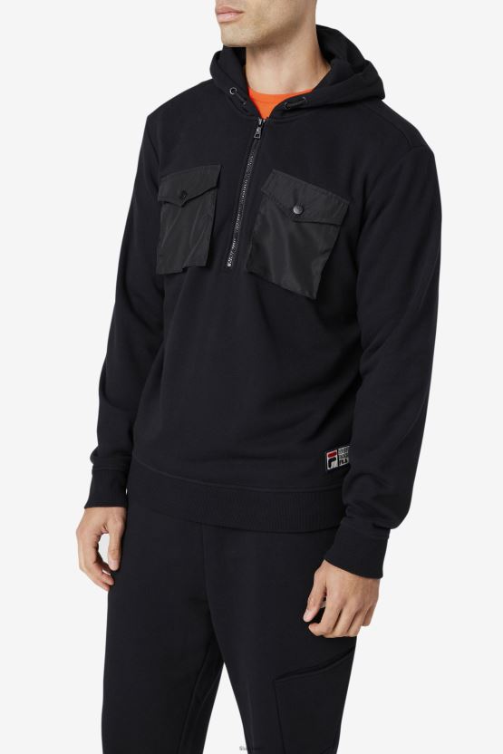 ميكونغ هوديي فيلا سوداء BX00H4539 أسود FILA