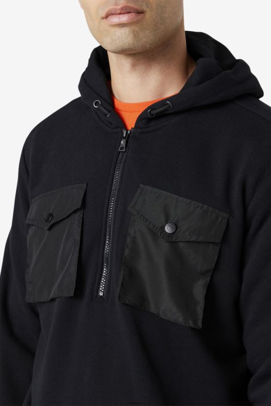 ميكونغ هوديي فيلا سوداء BX00H4539 أسود FILA