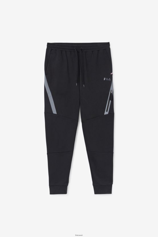 بنطال مسار الركاب باللون الأسود BX00H4605 أسود FILA