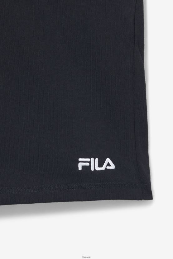 جونكو فيلا قصيرة سوداء BX00H4614 أسود FILA
