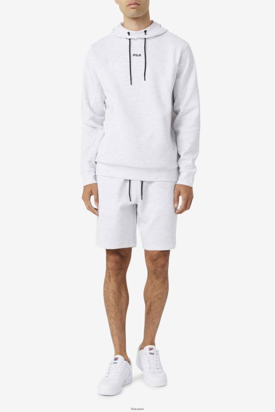 بالبان مارل قصير مبيض/فيلا سوداء BX00H4641 مارل مبيض/أسود FILA