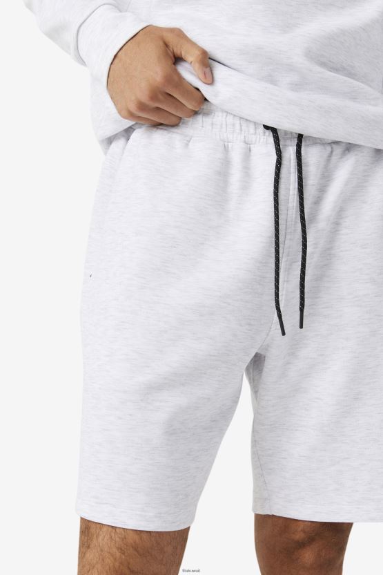 بالبان مارل قصير مبيض/فيلا سوداء BX00H4641 مارل مبيض/أسود FILA