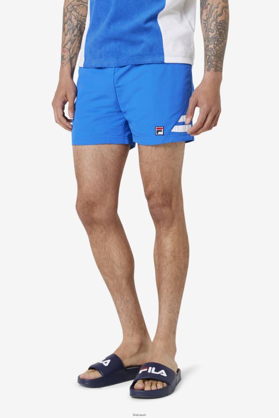 فيلا فانتاج شورت سباحة أزرق قوي/أبيض BX00H4673 أزرق / أبيض قوي FILA
