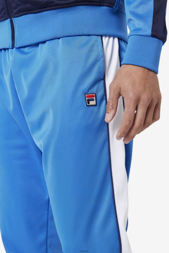 بنطال إيليا الرياضي أزرق/أبيض/كحلي قوي BX00H4707 أزرق قوي / أبيض / كحلي FILA