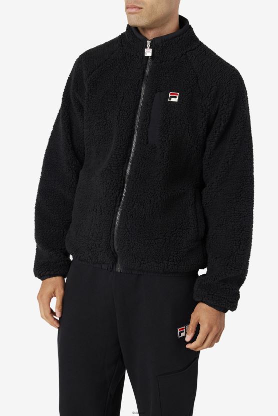 سترة يوري فيلا سوداء BX00H4801 أسود FILA