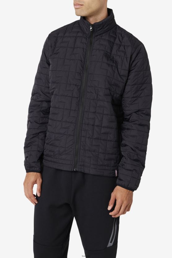 فيلا سترة ركاب سوداء BX00H4810 أسود FILA