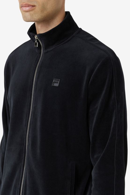 فيلا ديفيرال سترة قطيفة سوداء BX00H4811 أسود FILA