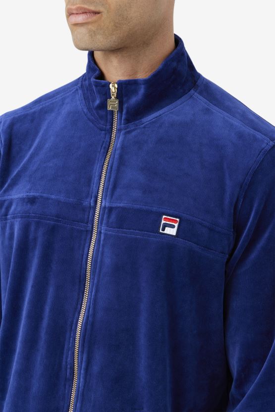 سترة قطيفة رافيد مخطط فيلا BX00H4845 مخطط FILA