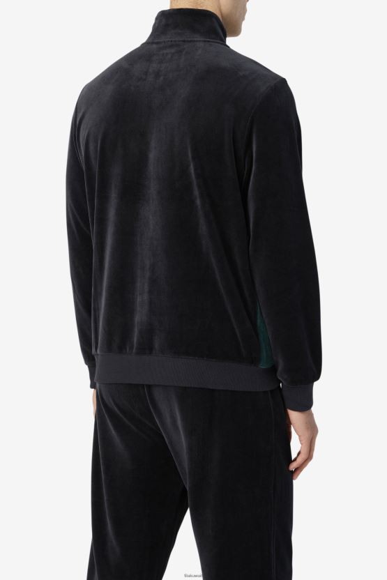 جاكيت مارتن فيلور أسود/جون بوج/جولدن جلو فيلا BX00H4857 أسود/حشرة يونيو/توهج ذهبي FILA