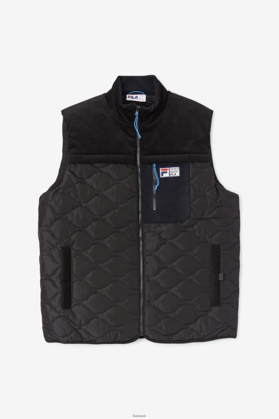 فيلا سترة الصخرة السوداء BX00H4862 أسود FILA