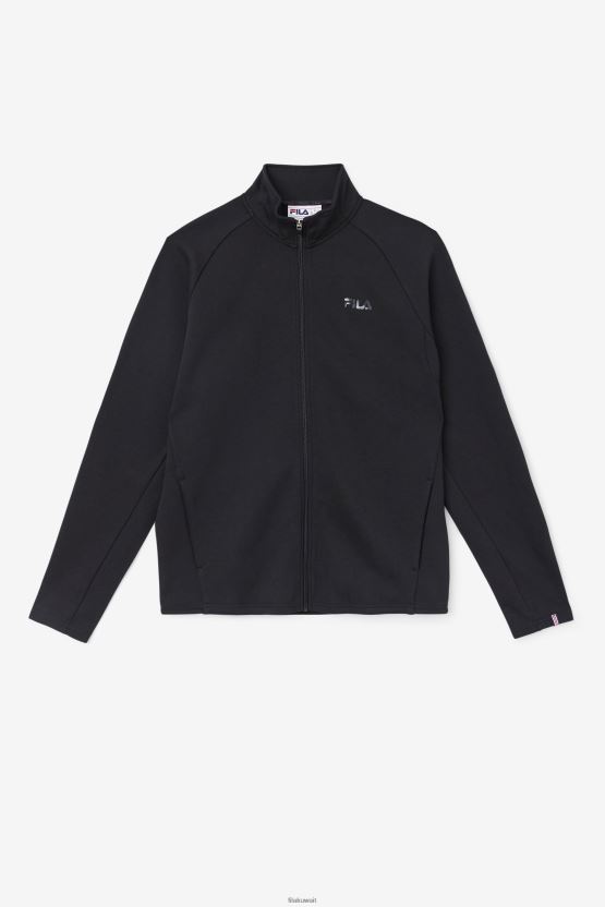 سترة رياضية للركاب من فيلا باللون الأسود BX00H4873 أسود FILA